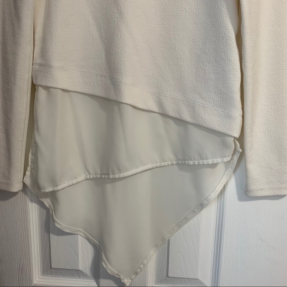3 for $15 Only White Asymmetrical Top - Picture 3 of 7